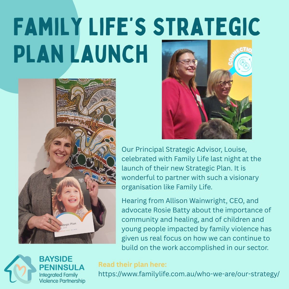 BPIFVP Celebrates Launch of Family Life’s New Strategic Plan